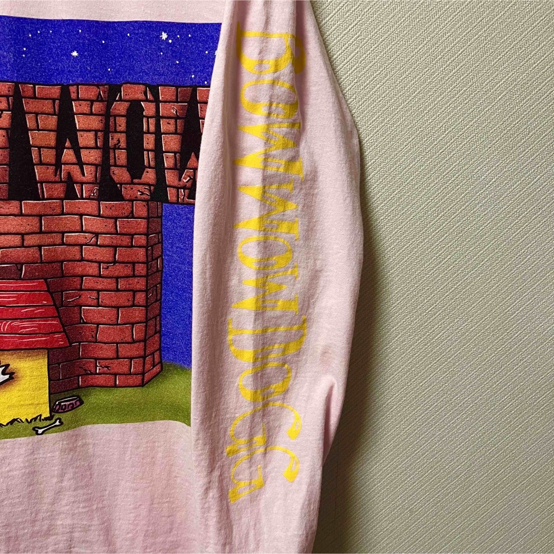 BOWWOW l/s Tshirt Pink メンズのトップス(Tシャツ/カットソー(七分/長袖))の商品写真