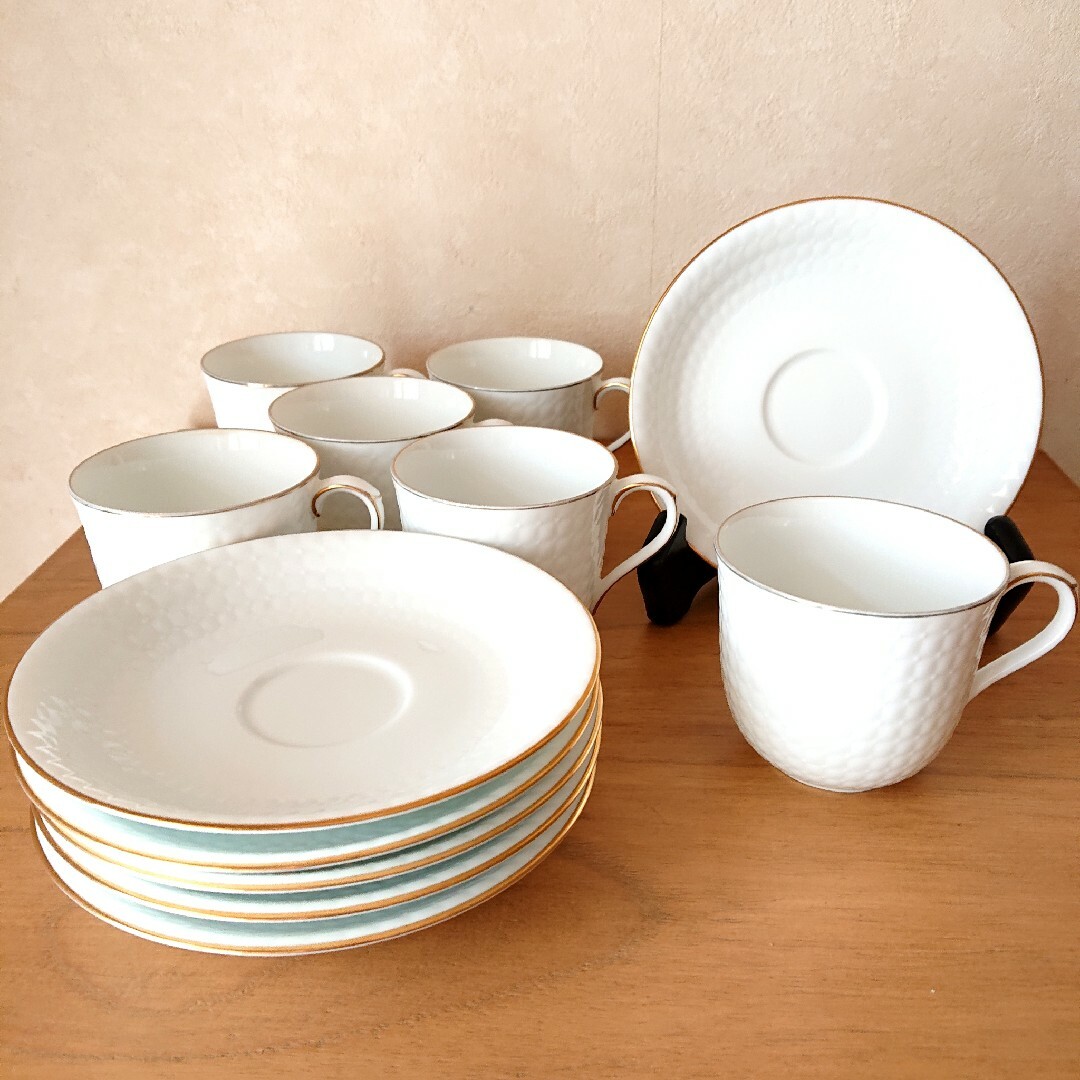 Noritake - Noritake ノリタケ カップ&ソーサー 6客セット 金彩の通販 ...