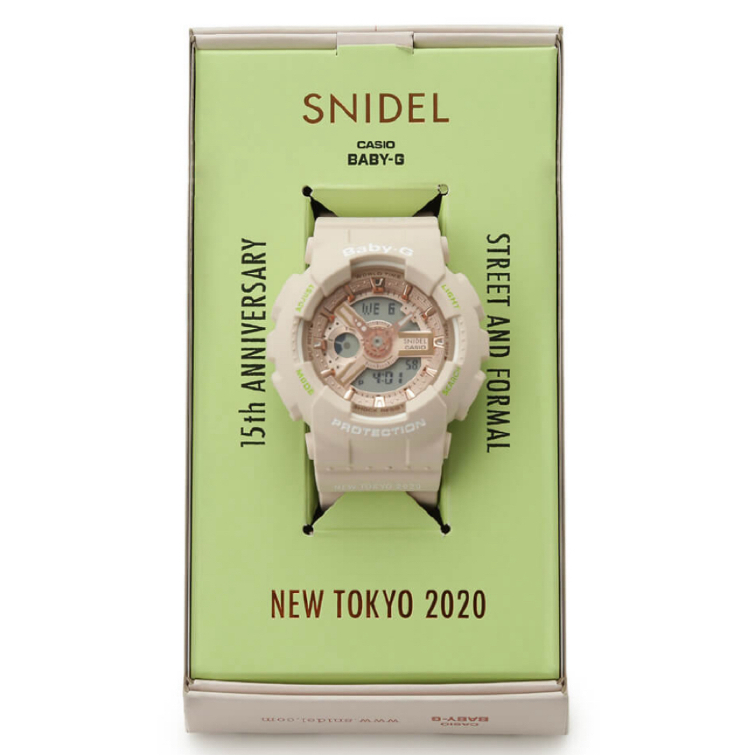 SNIDEL(スナイデル)のSNIDEL × BABY-G アニバーサリーコレクション レディースのファッション小物(腕時計)の商品写真