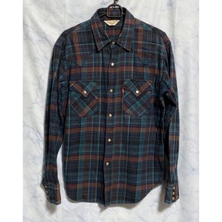 リーバイス(Levi's)のリーバイスレッドタブ　長袖チェックコットンシャツ　Lサイズ(シャツ)