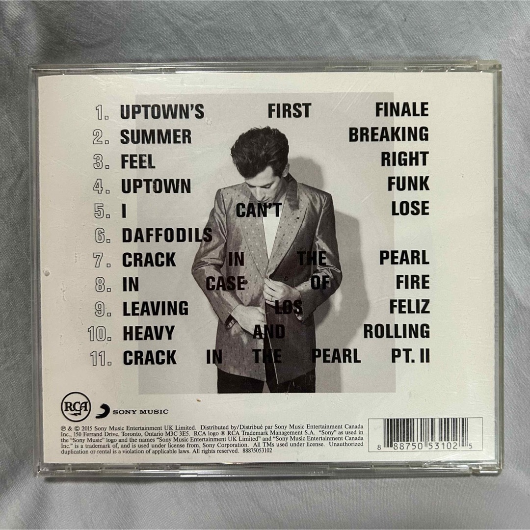 Mark Ronson CD Uptown Special bruno mars エンタメ/ホビーのCD(ポップス/ロック(洋楽))の商品写真