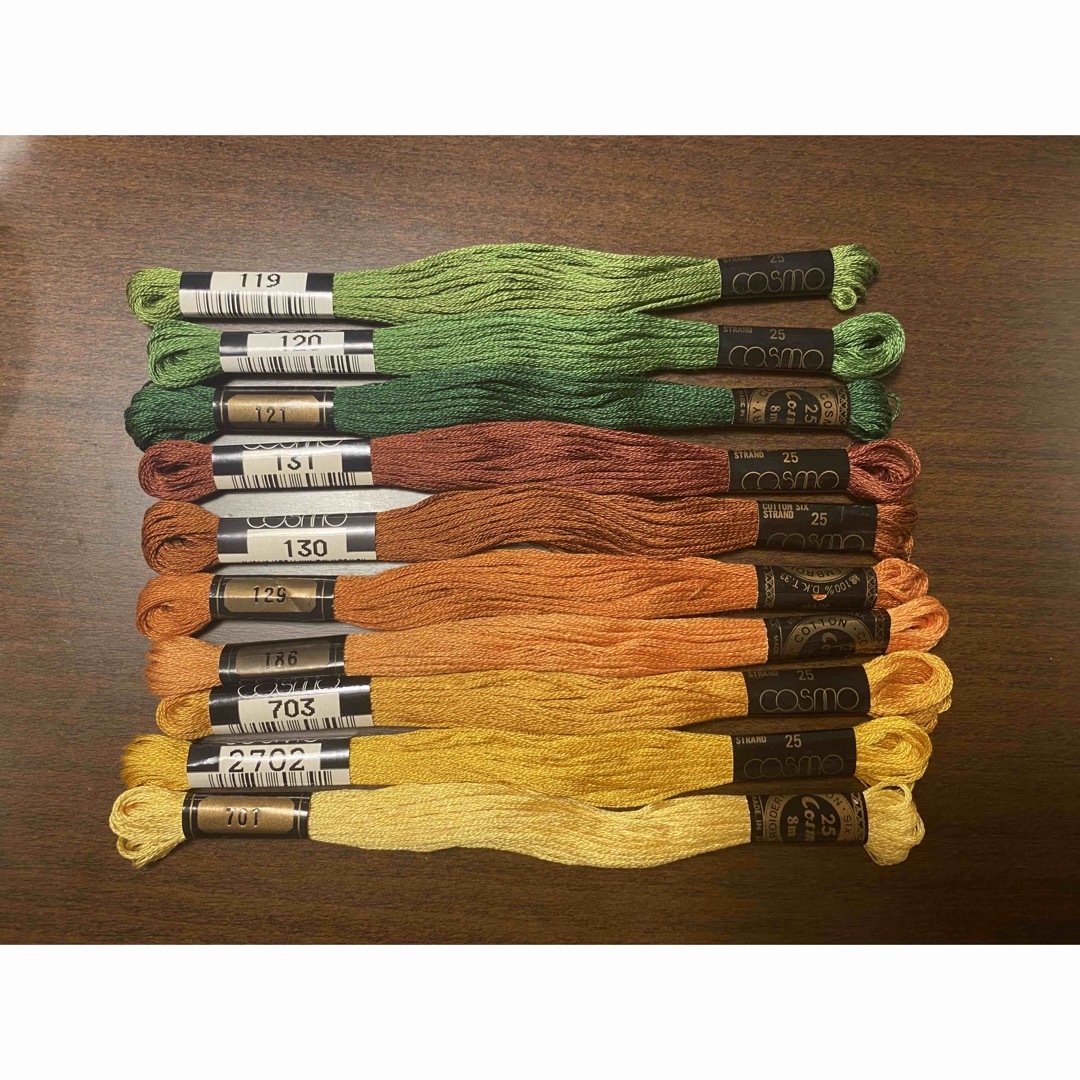 Cosmo コスモ 刺繍糸 25番 10本セット ㉒ | フリマアプリ ラクマ