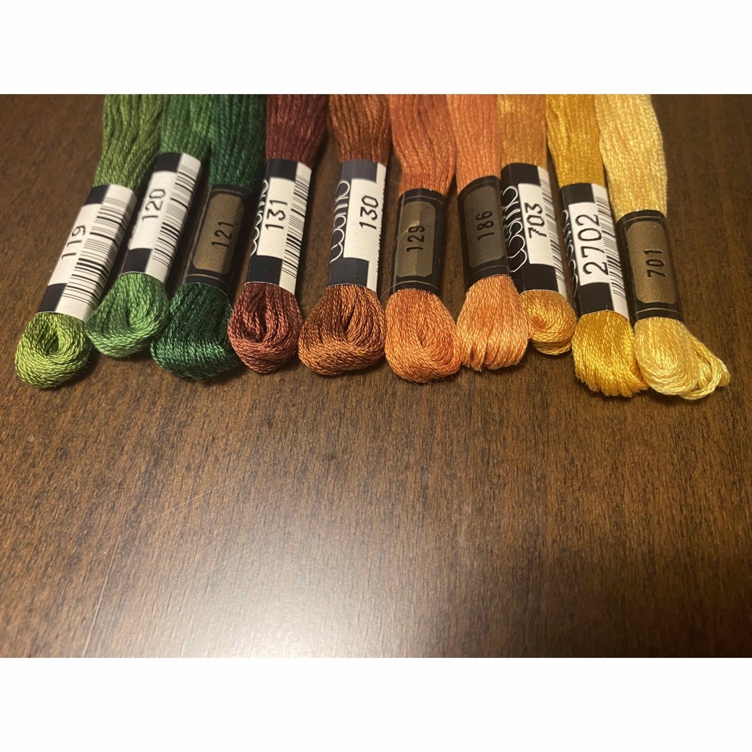 Cosmo コスモ 刺繍糸 25番 10本セット ㉒