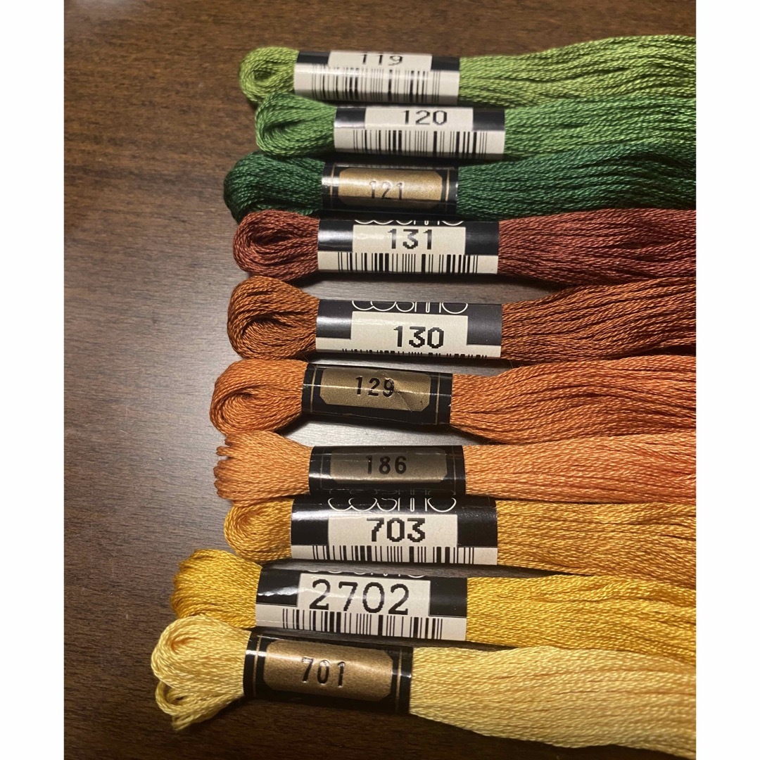 Cosmo コスモ 刺繍糸 25番 10本セット ㉒