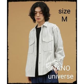 ナノユニバース(nano・universe)の【美品】LB.03/コットンブークレCPOシャツ(シャツ)