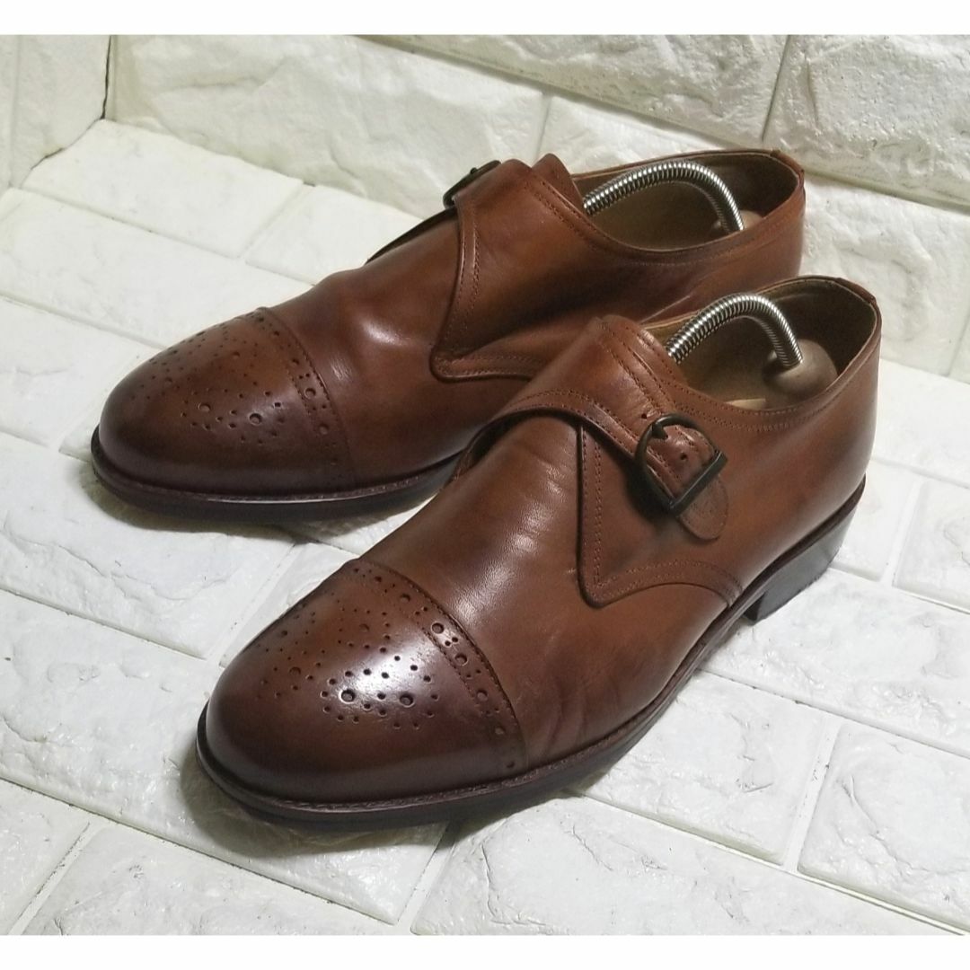 Santoni - GM RAFFINATE シングルモンク 26.5cm ブラウンの通販 by Dr ...