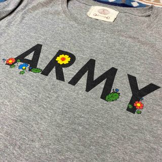 ミリタリー(MILITARY)のUS ARMY ユーエス アーミー アメリカ軍物  杢グレー 五分袖 Tシャツ(戦闘服)