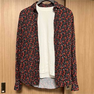 ザラ(ZARA)の花柄　ネルシャツ 冬服　シャツ　ボタニカル　ギャップ　ビームス　エストネーション(シャツ)