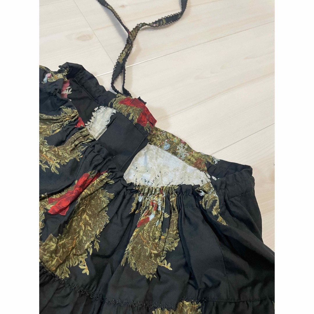 極美品✨カネコイサオ 4段ティアード ロングスカート クリスマス
