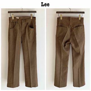 リー(Lee)のビンテージ Lee 千鳥格子パンツ27、エルエルビーン ストライプシャツ(カジュアルパンツ)