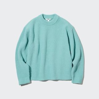 ユニクロ(UNIQLO)のUNIQLO ユニクロ ウォッシャブルソフトニットクルーセーター(ニット/セーター)