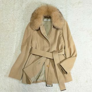 美品23区 ラビット ファーコート