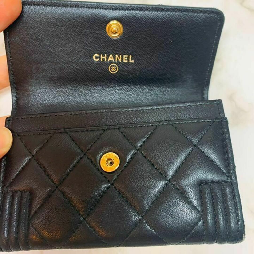 【正規品・美品】CHANEL ボーイシャネル カードケース コインケース 名刺