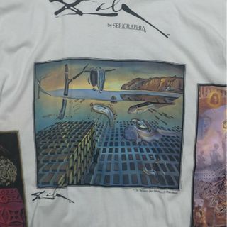 激レア 90s Dali Multiprint　tシャツ