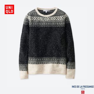 ユニクロ(UNIQLO)のUNIQLO イネス ジャガードアルパカ混セーター(ニット/セーター)