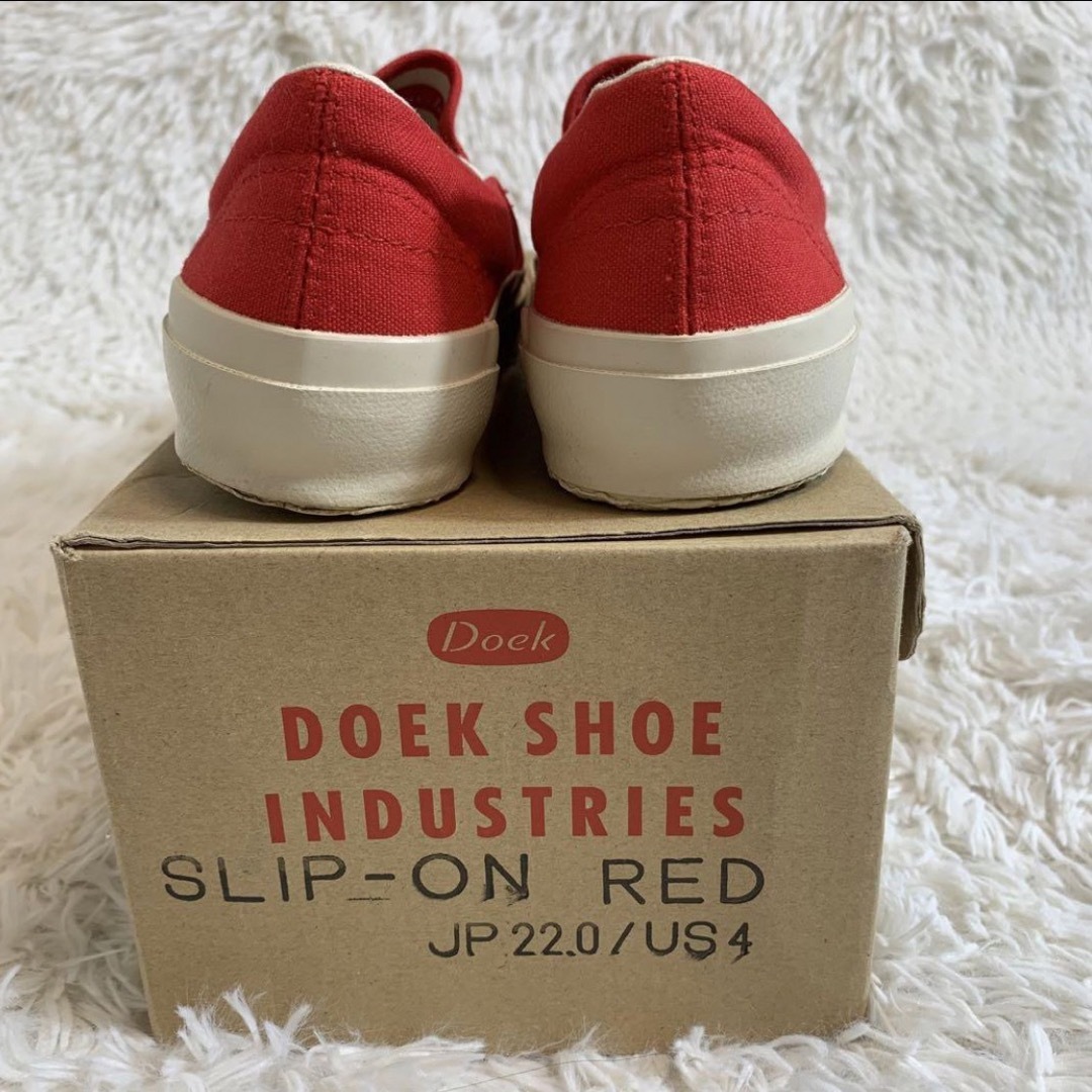 【美品‼️】DOEK SLIP-ON RED  スリッポン