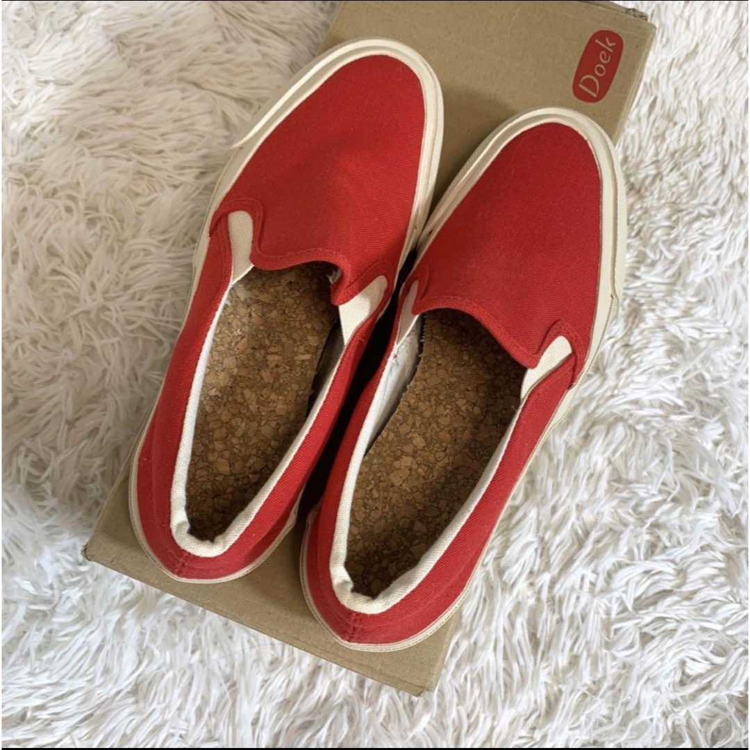 【美品‼️】DOEK SLIP-ON RED  スリッポン