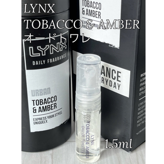 Lynx - リンクス LYNX タバコ&アンバー オードトワレット 1.5ml