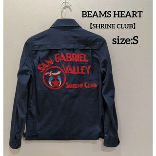 ビームス(BEAMS)のビームス BEAMS HEART SHRINE CLUB ブルゾン ネイビー S(ブルゾン)