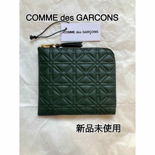 コムデギャルソン(COMME des GARCONS)の【新品未使用】【COMME des GARCONS】コインケース エンボスレザー(コインケース/小銭入れ)