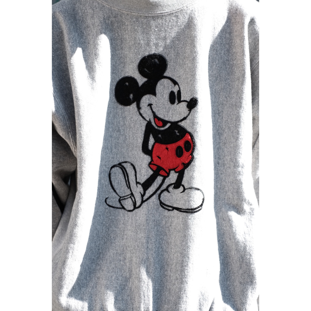 NEXUSVII(ネクサスセブン)のネクサスセブン DAMAGED MICKEY CREW SWEAT XL メンズのトップス(スウェット)の商品写真