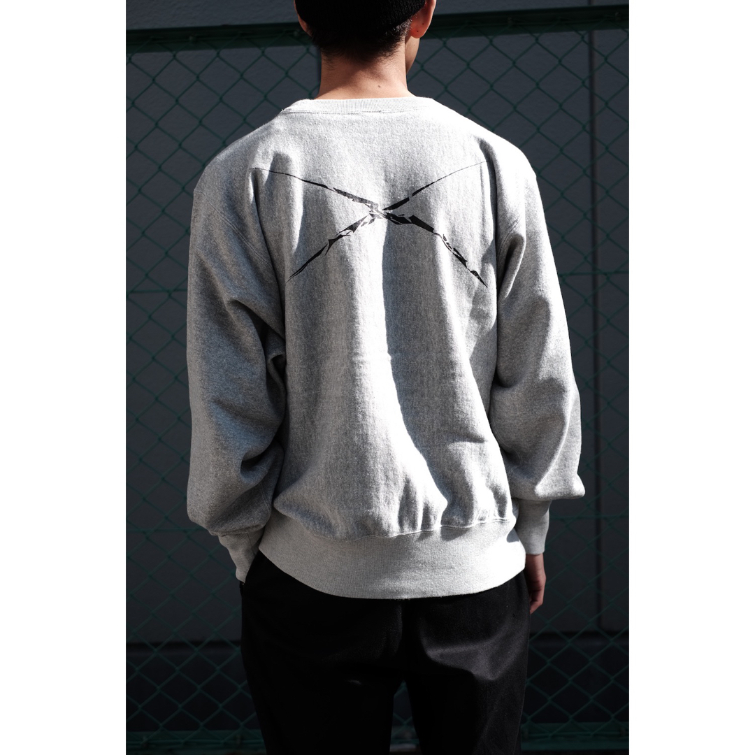 NEXUSVII(ネクサスセブン)のネクサスセブン DAMAGED MICKEY CREW SWEAT XL メンズのトップス(スウェット)の商品写真