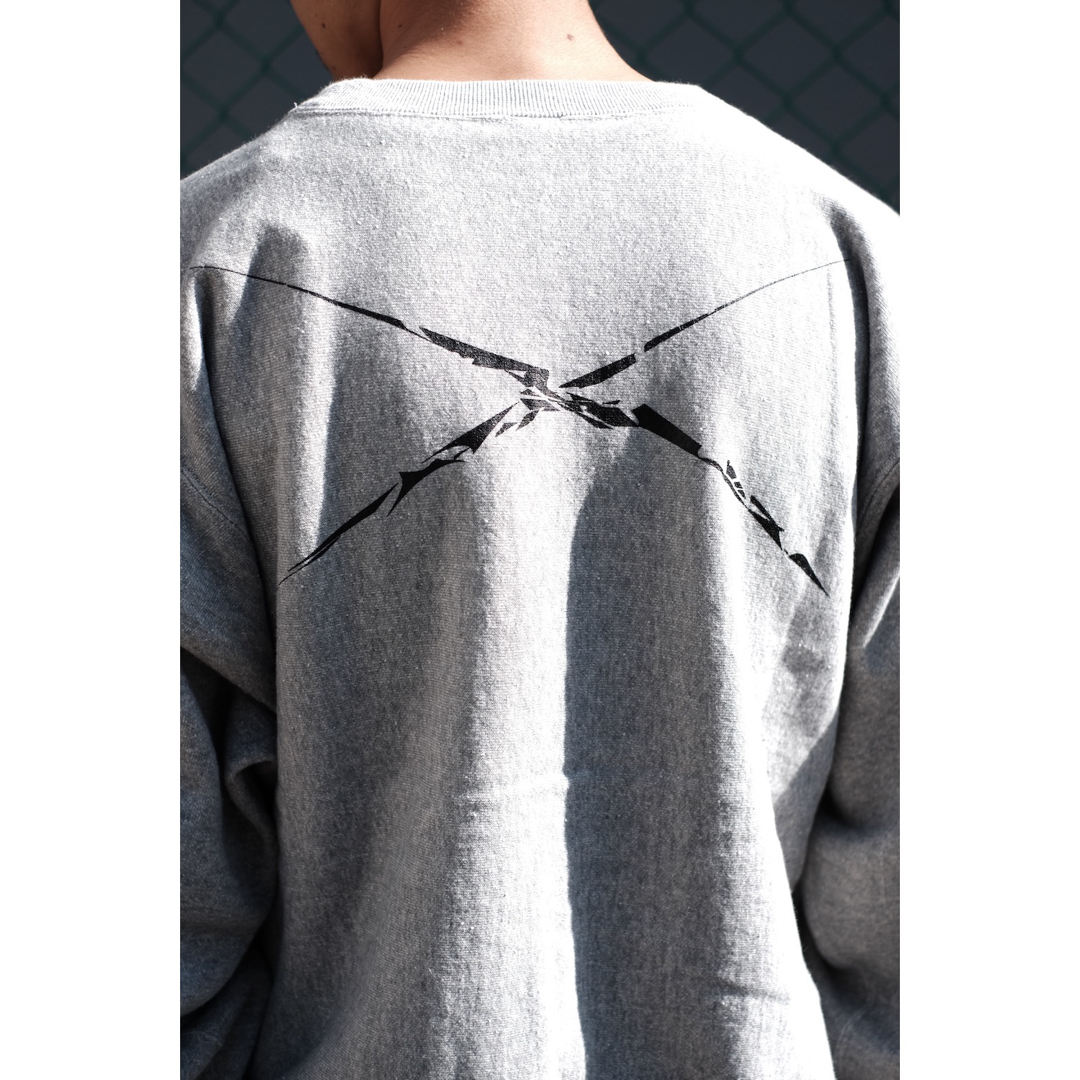 NEXUSVII(ネクサスセブン)のネクサスセブン DAMAGED MICKEY CREW SWEAT XL メンズのトップス(スウェット)の商品写真