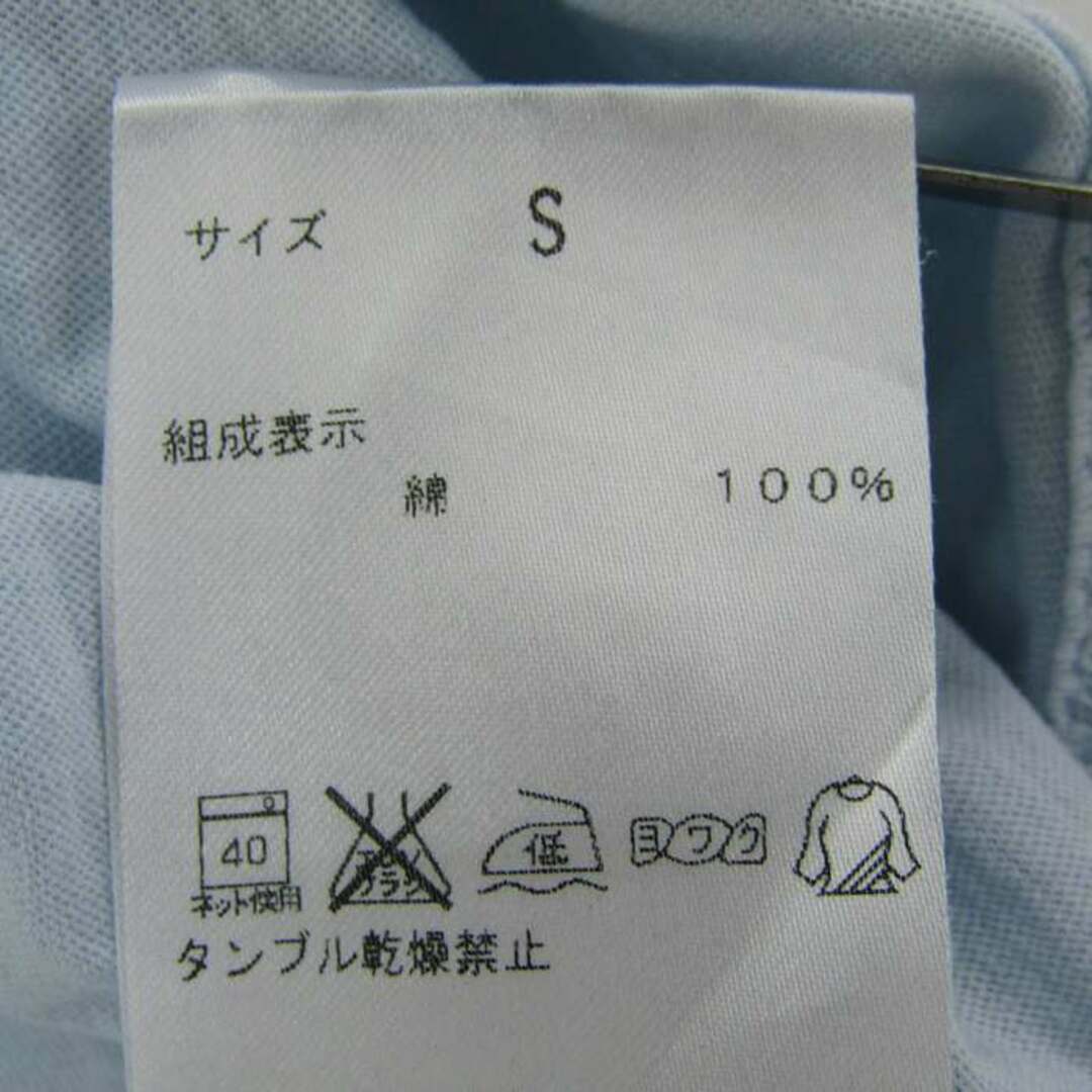 theory(セオリー)のセオリー Tシャツ 半袖 コットン100% 無地 トップス レディース Sサイズ ブルー theory レディースのトップス(Tシャツ(半袖/袖なし))の商品写真