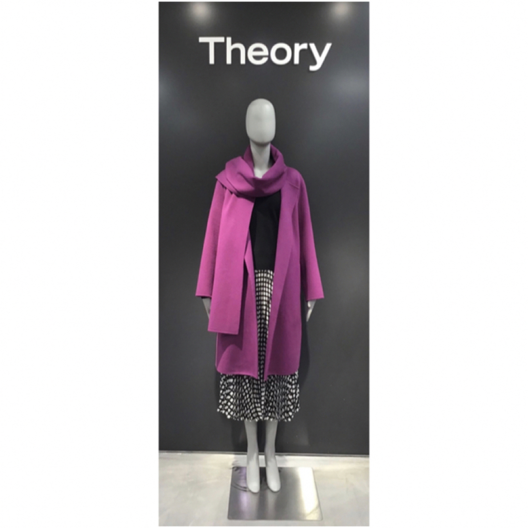 theory(セオリー)のTheory 20aw マフラー付きコート レディースのジャケット/アウター(ロングコート)の商品写真