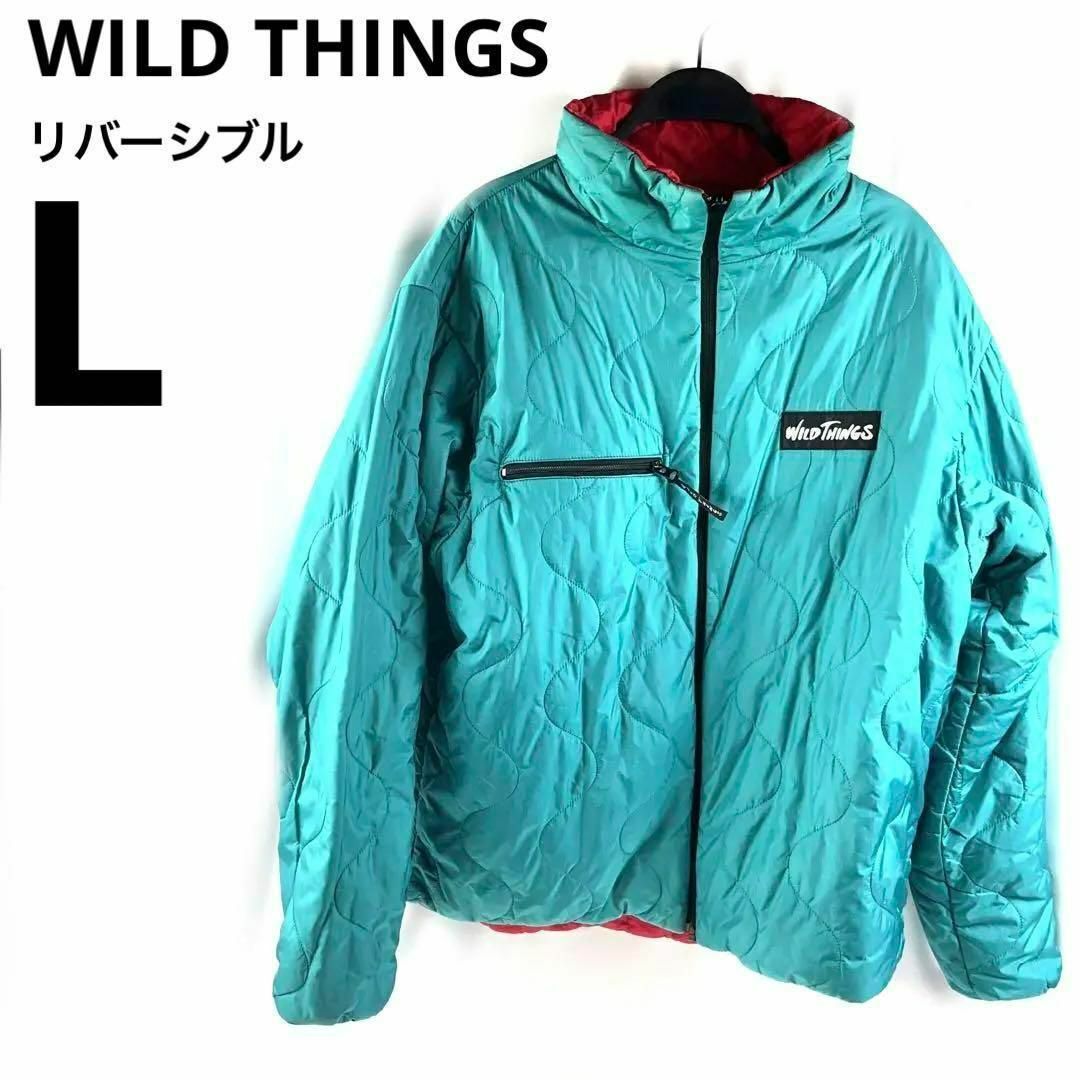 ワイルドシングス　WILD THINGS ダウンジャケット　リバーシブル