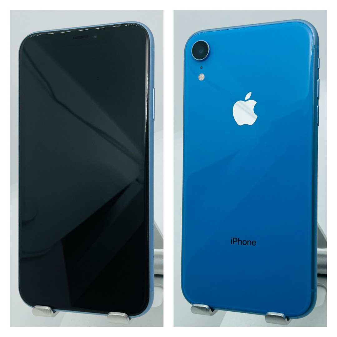 iPhone - S 新品電池 iPhone XR Blue 256 GB SIMフリー 本体の通販 by