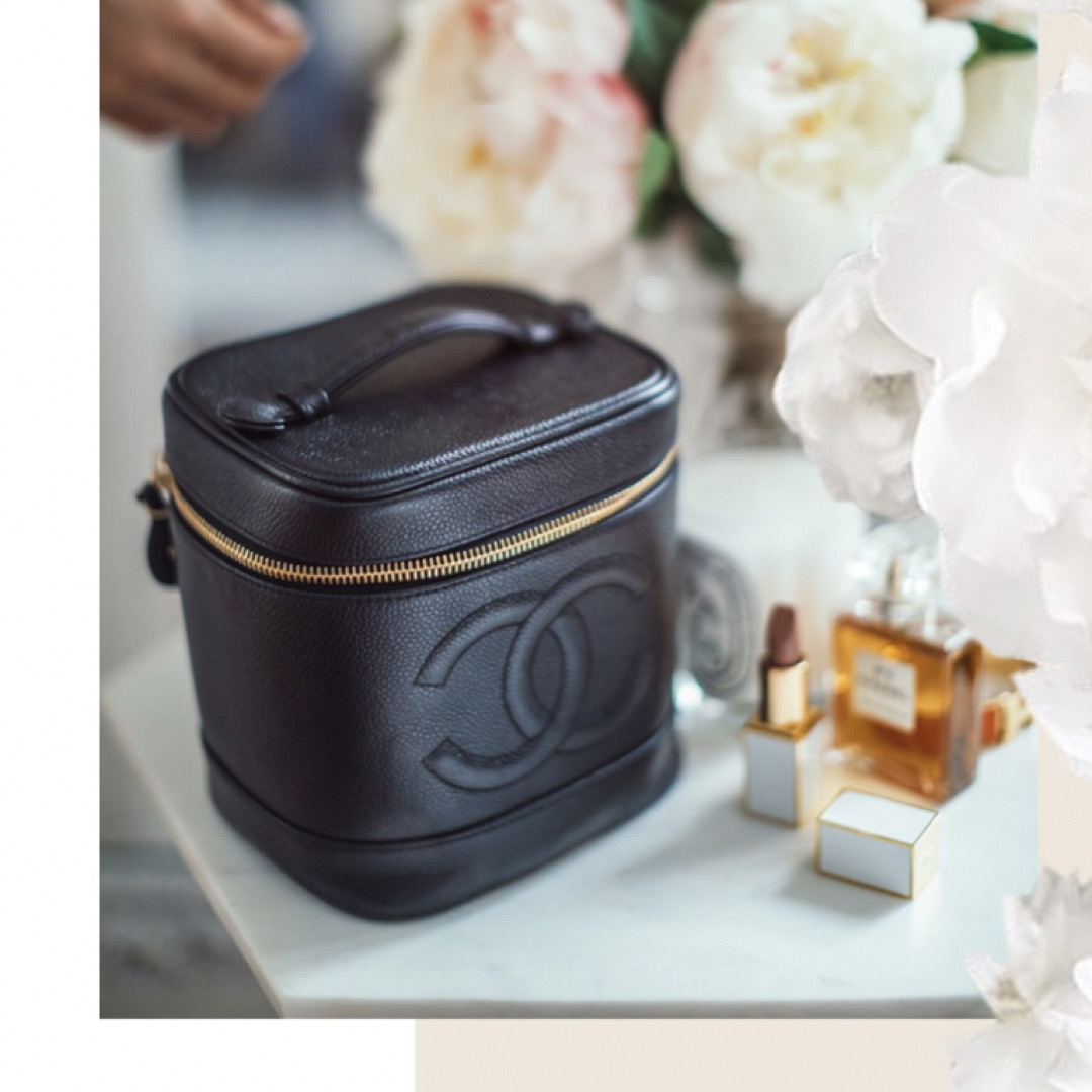 【極美品】CHANEL シャネル キャビア バニティ ハンドシャネルCHANEL