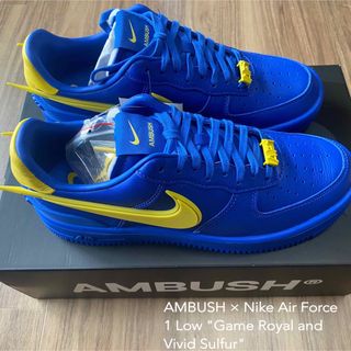 ナイキ(NIKE)のAMBUSH × Nike Air Force 1 Low Game Royal(スニーカー)