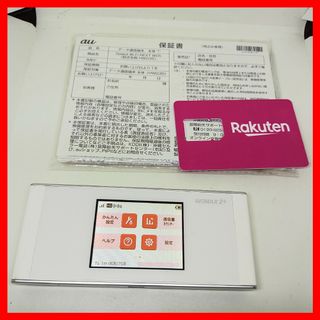 ラクテン(Rakuten)のSIMフリー W05 ルーター 楽天モバイル,povo設定済み 旧ver wim(スマートフォン本体)