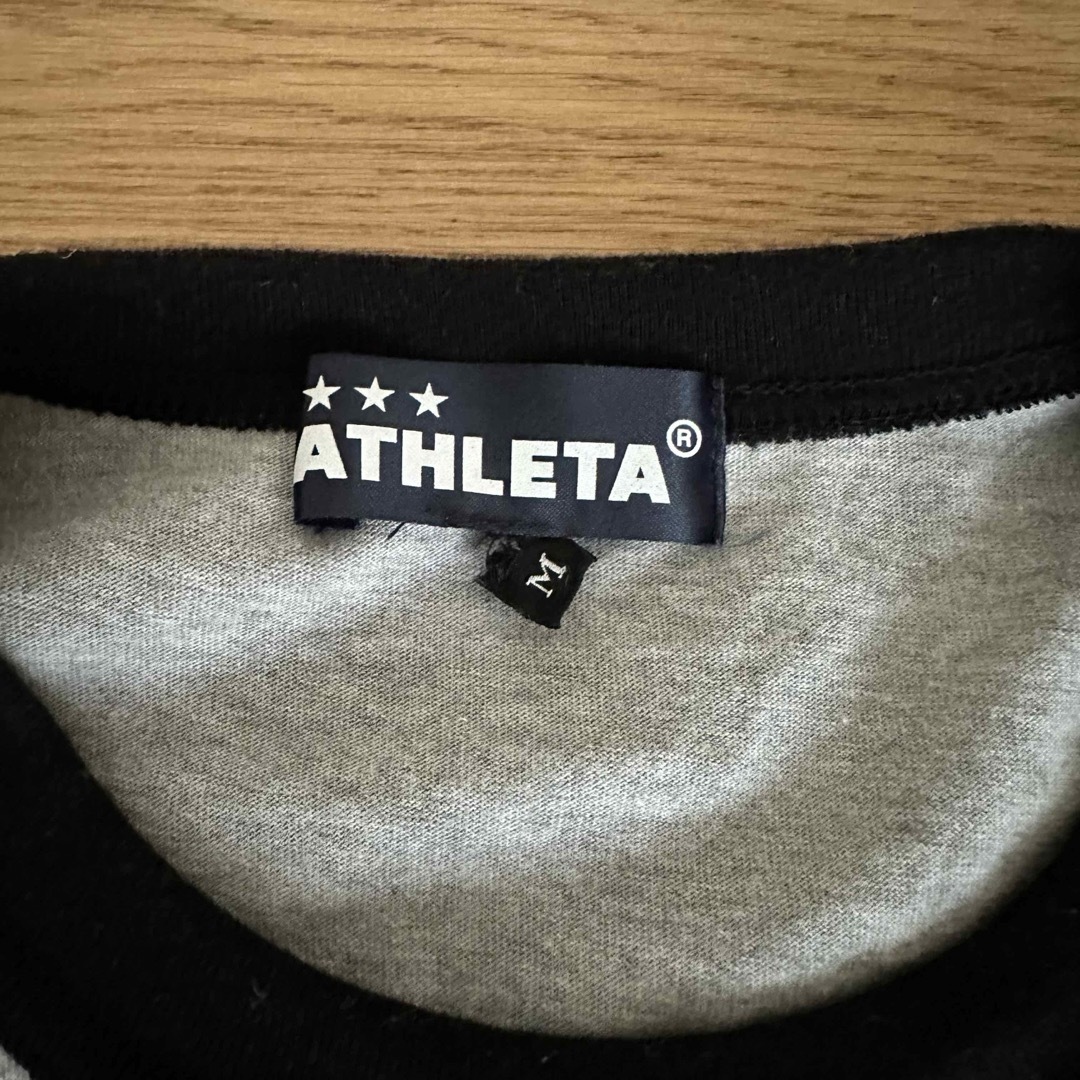 ATHLETA(アスレタ)のATHLETA Tシャツ グレー Mサイズ used メンズのトップス(Tシャツ/カットソー(半袖/袖なし))の商品写真