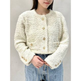 snidel 今期SS ドルマンニットカーデ アイボリー 完売品