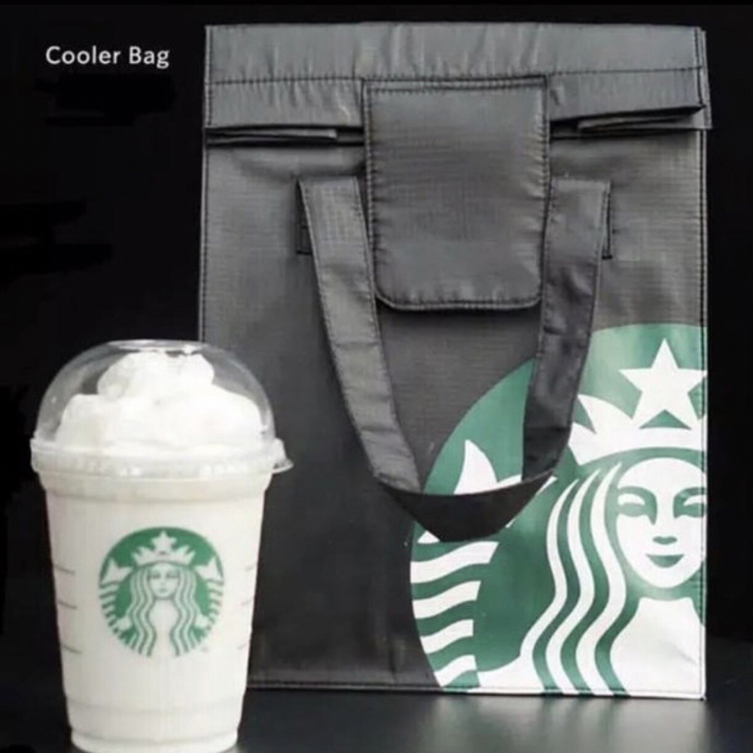 Starbucks(スターバックス)のstarbucks スタバ 保冷バック クーラーバッグ Coolerbag インテリア/住まい/日用品のキッチン/食器(弁当用品)の商品写真