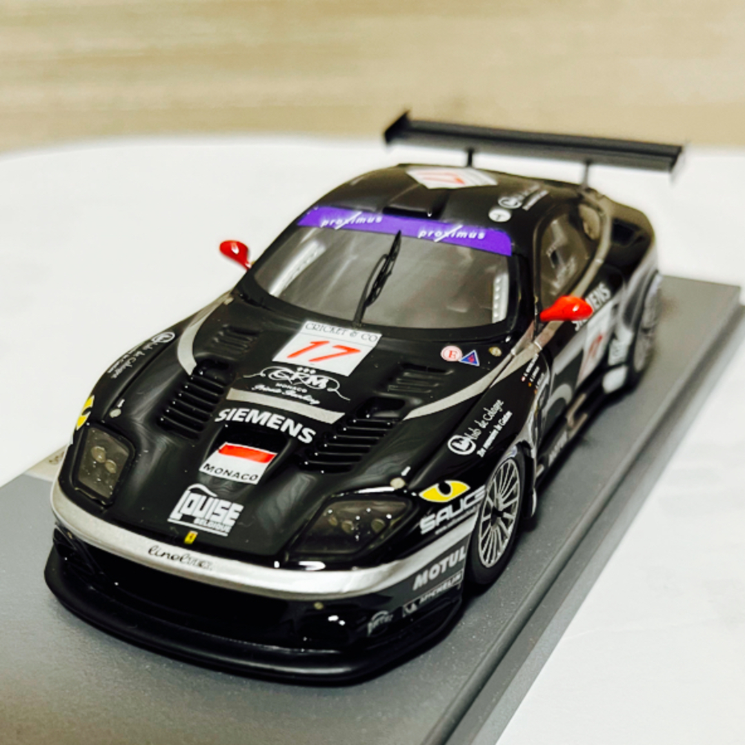 Ferrari(フェラーリ)の1/43 BBR ガソリン フェラーリ 575 GTC 2004 チーム JMB エンタメ/ホビーのおもちゃ/ぬいぐるみ(ミニカー)の商品写真