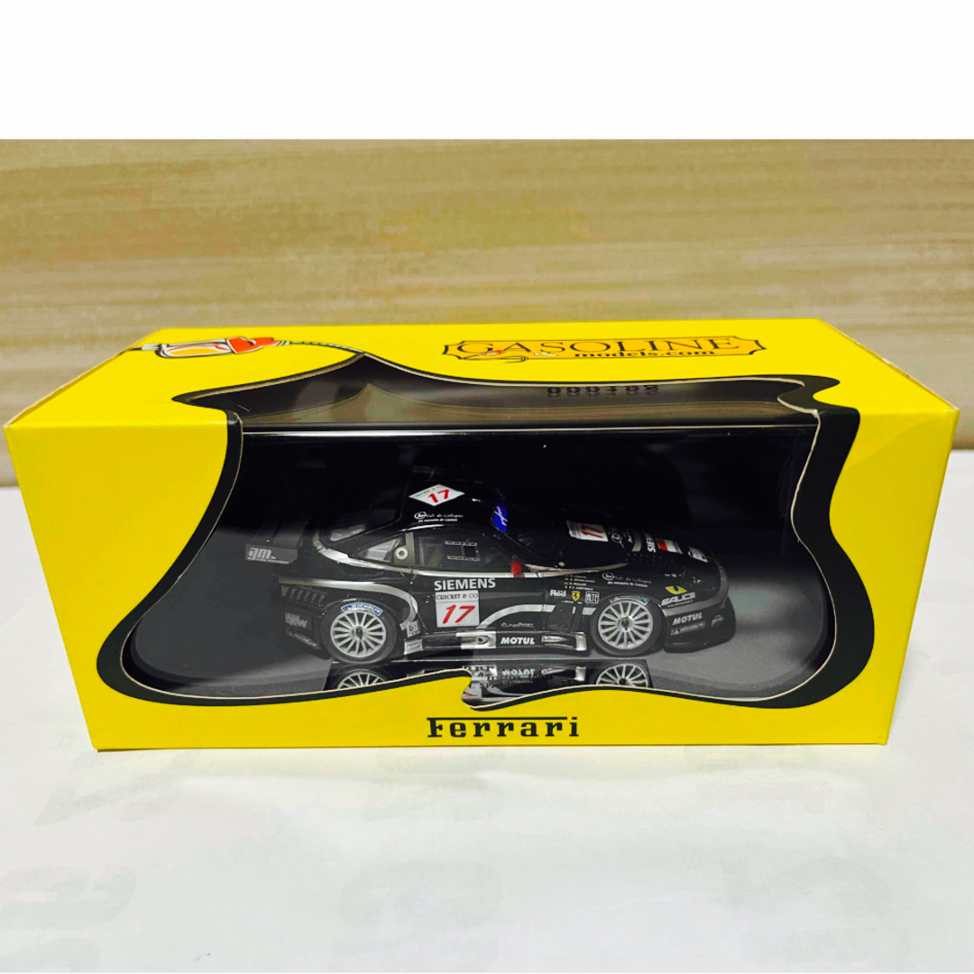 Ferrari(フェラーリ)の1/43 BBR ガソリン フェラーリ 575 GTC 2004 チーム JMB エンタメ/ホビーのおもちゃ/ぬいぐるみ(ミニカー)の商品写真
