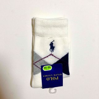 ポロラルフローレン(POLO RALPH LAUREN)のラルフ  ポニー  キッズソックス16cm-18cm　男の子女の子兼用　※新品(靴下/タイツ)