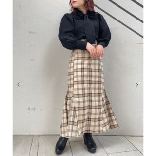 マジェスティックレゴン(MAJESTIC LEGON)のmajestic legon クラシカルハイウエストスカート(ロングスカート)