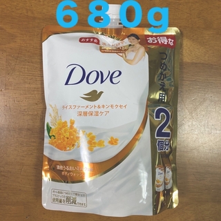 ダヴ(Dove（Unilever）)のダヴ ボディウォッシュ キンモクセイ つめかえ用２個分　６８０g(ボディソープ/石鹸)