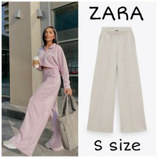 ZARA　スリットフレアレギンス　S