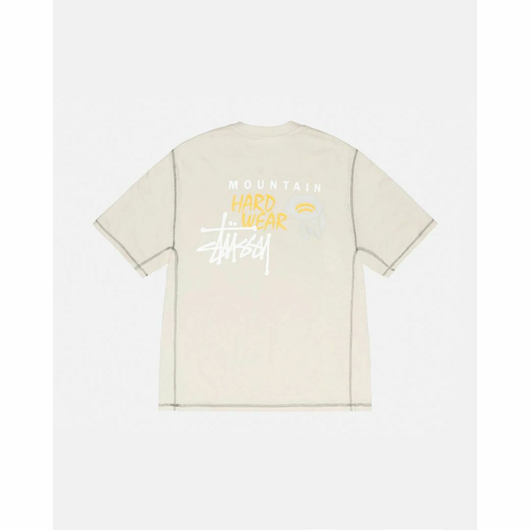 STUSSY(ステューシー)のSTÜSSY & MOUNTAIN HARDWEAR TEE 白 L メンズのトップス(Tシャツ/カットソー(半袖/袖なし))の商品写真