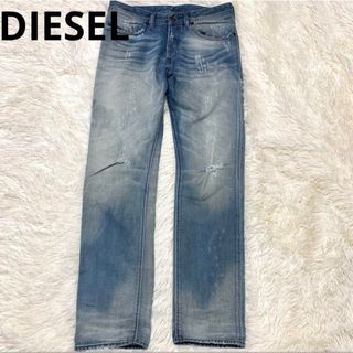 ディーゼル(DIESEL)の【美品】DIESEL Blue Eyecons 2016 ダメージデニムパンツ(デニム/ジーンズ)