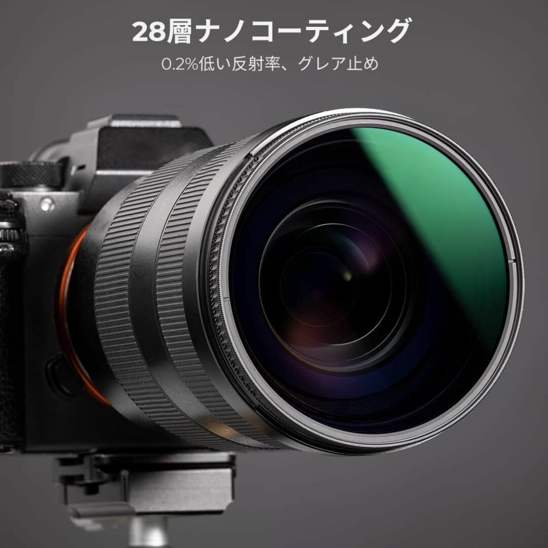 【スタイル:ねじ込み式_サイズ:86mm】K&F Concept 82mm PL