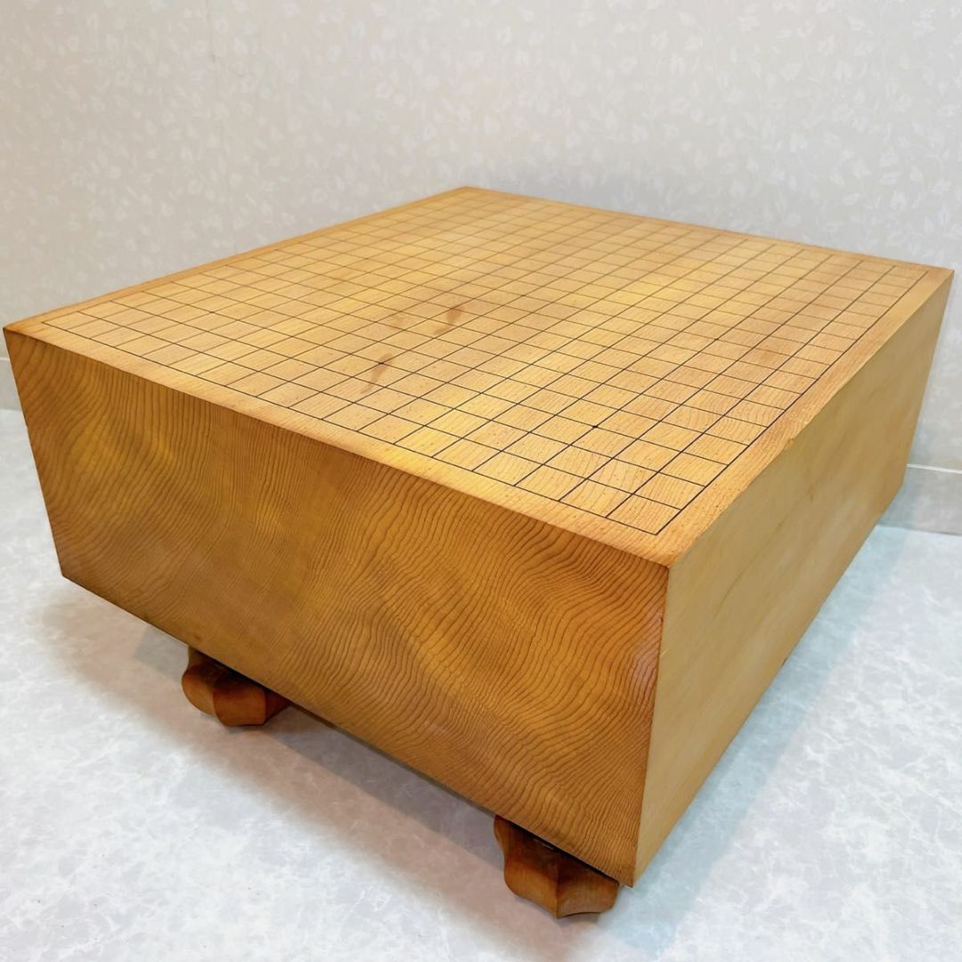 囲碁盤　本榧　天柾　厚さ17.4 5.6寸