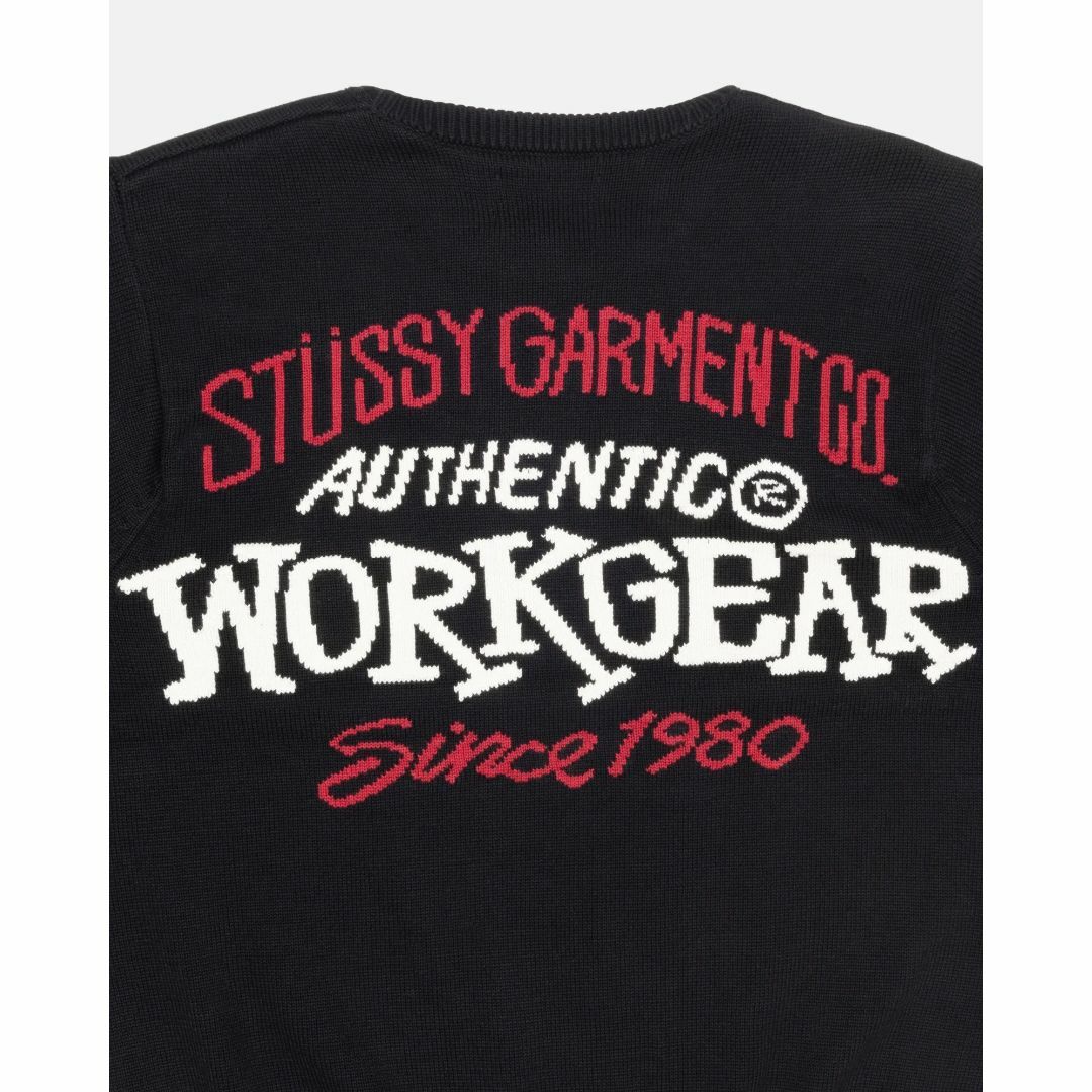 STUSSY - Stussy AUTHENTIC WORKGEAR SWEATER 黒 XLの通販 by ケンタ