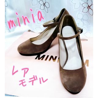 ミニア(minia)のMinia♦️希少バイカラー チャンキー パンプス♦️美品(ハイヒール/パンプス)