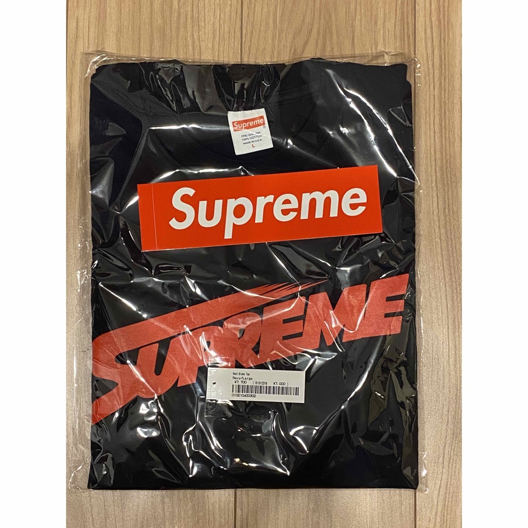 Supreme - Supreme Mont Blanc Tee 紺 ネイビー Lサイズ 23FWの通販 by